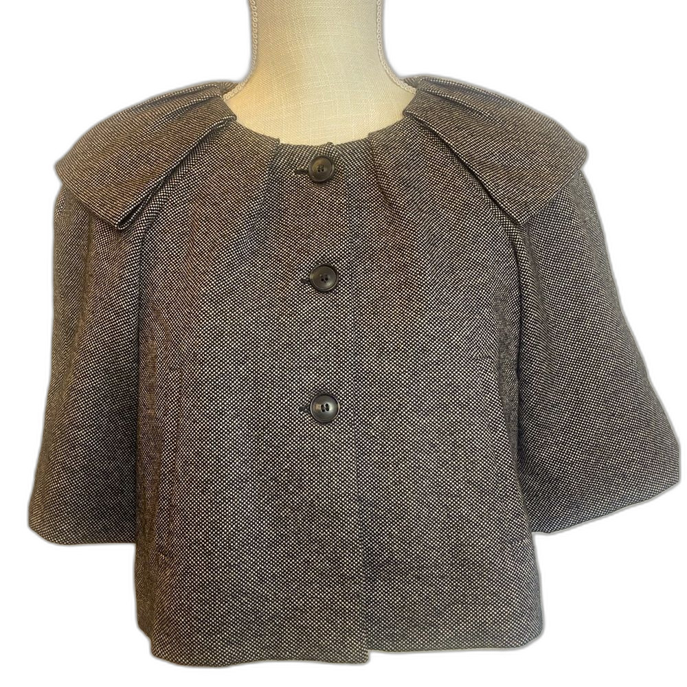 Twelfth Street By Cynthia Vincent Vintage Cropped Wool Blazer Women’s Small